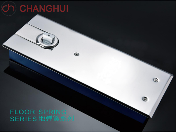 Floor spring is a hydraulic door closer, also called hinge adjustable glass door closer