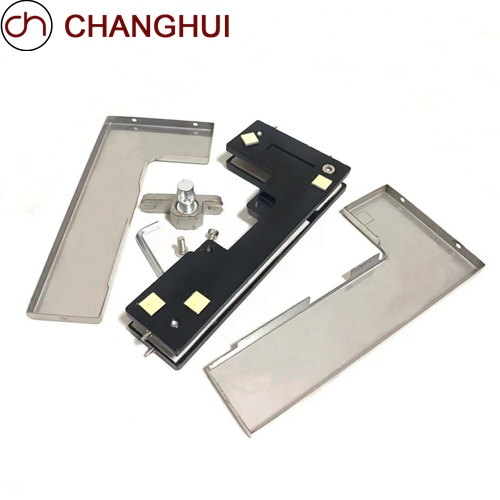 Straight L-Shaped Patch Fittings For Frameless Glass Doors