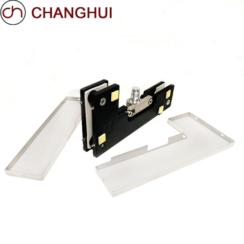 Glass door accessories top patch accessories L-shaped glass clamp